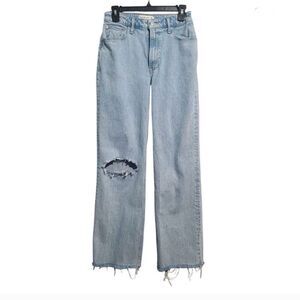Abercrombie & Fitch Curve Love ’90s Relaxed High Rise Jeans Women’s 26 / 2L